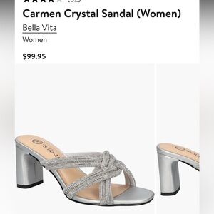 Carmen Crystal Sandal (Women) - Bella Vita, NWT